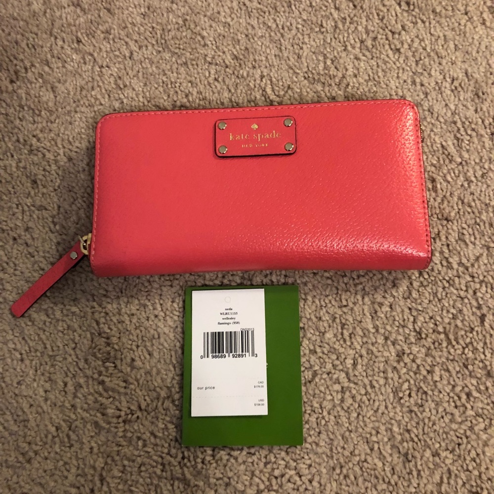 Kate Spade Wellesley Wallet (flamingo)